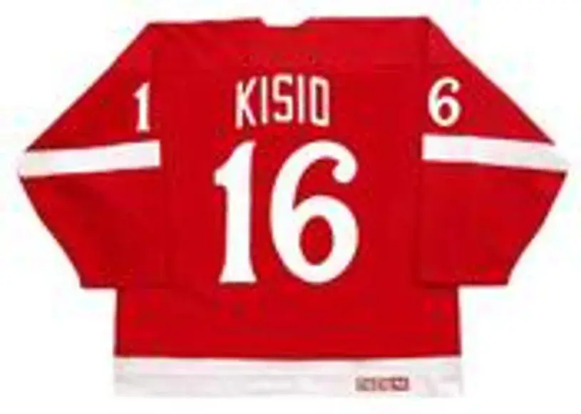 KELLY KISIO Detroit Red Wings 1982 CCM Vintage Throwback NHL Hockey Jersey 