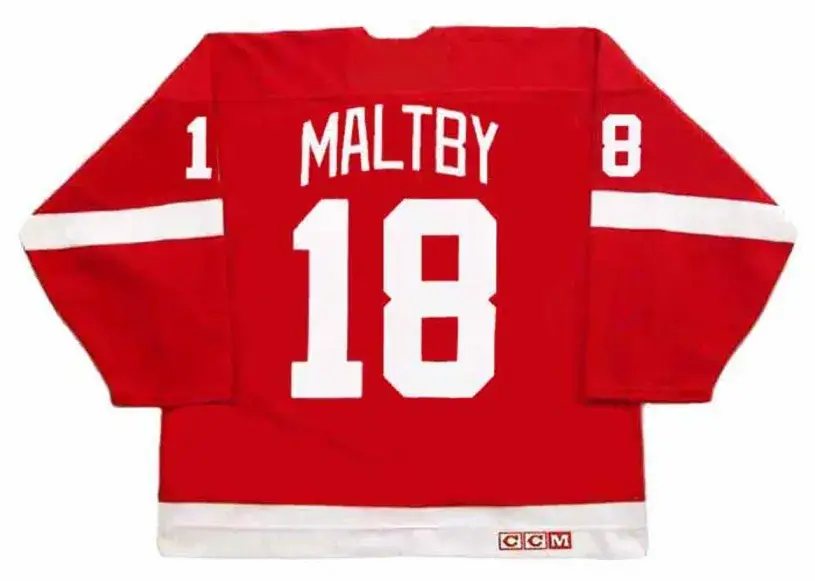 KIRK MALTBY Detroit Red Wings 2002 Away CCM Throwback NHL Hockey Jersey 