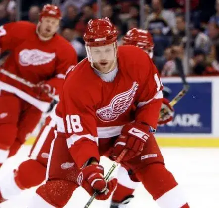KIRK MALTBY Detroit Red Wings 2002 Away CCM Throwback NHL Hockey Jersey 