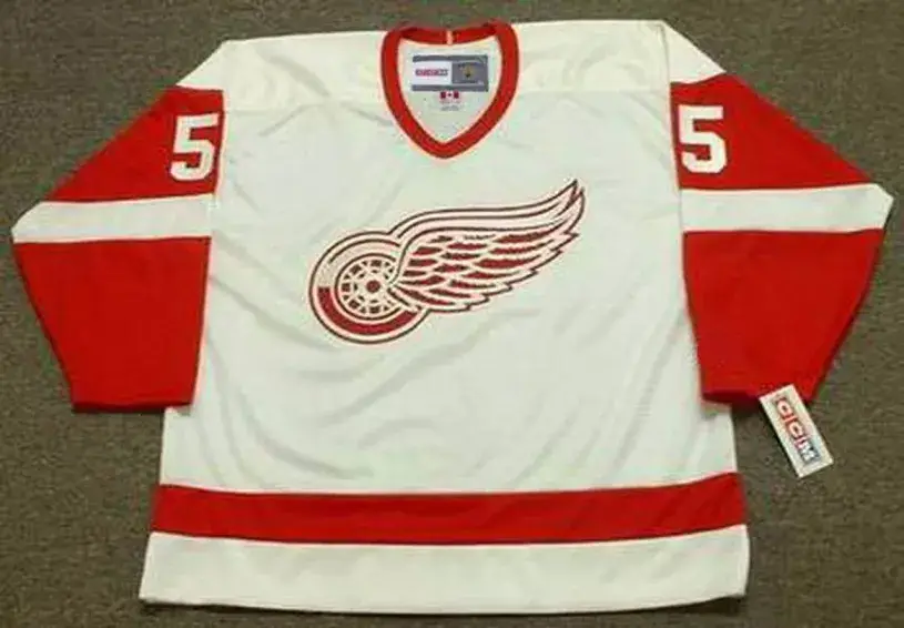 LARRY MURPHY Detroit Red Wings 1999 Home CCM Throwback NHL Hockey Jersey