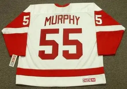 LARRY MURPHY Detroit Red Wings 1999 Home CCM Throwback NHL Hockey Jersey 