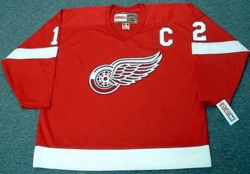 MARCEL DIONNE Detroit Red Wings 1974 Away CCM Throwback NHL Hockey Jersey