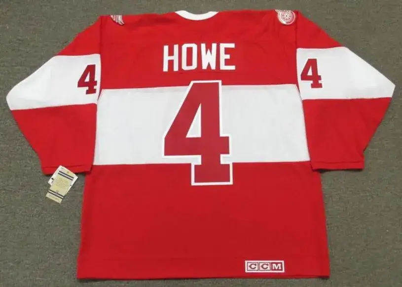 MARK HOWE Detroit Red Wings CCM 2014 “Winter Classic” Alumni Hockey Jersey 