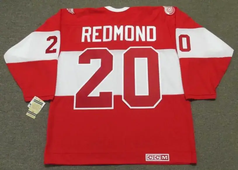 MICKEY REDMOND Detroit Red Wings CCM 2014 “Winter Classic” Alumni Hockey Jersey 