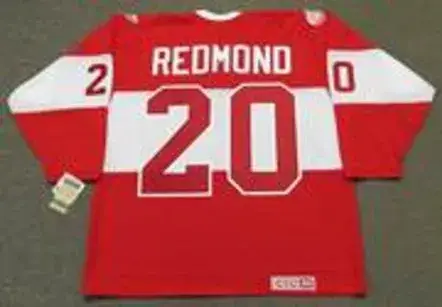 MICKEY REDMOND Detroit Red Wings CCM 2014 “Winter Classic” Alumni Hockey Jersey 