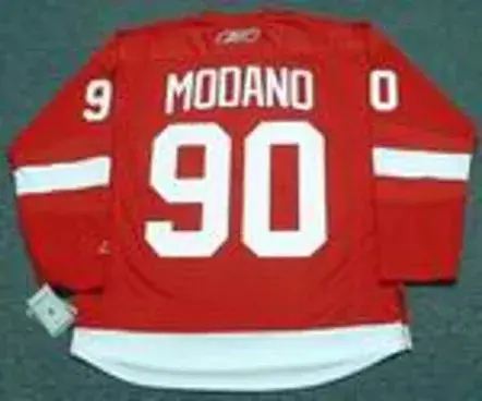 MIKE MODANO Detroit Red Wings 2011 REEBOK Throwback Home NHL Hockey Jersey 