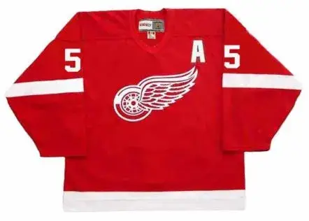 NICKLAS LIDSTROM Detroit Red Wings 2002 Away CCM Throwback Hockey Jersey