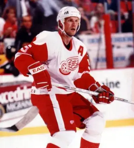 NICKLAS LIDSTROM Detroit Red Wings 2002 Home CCM Throwback Hockey Jersey 