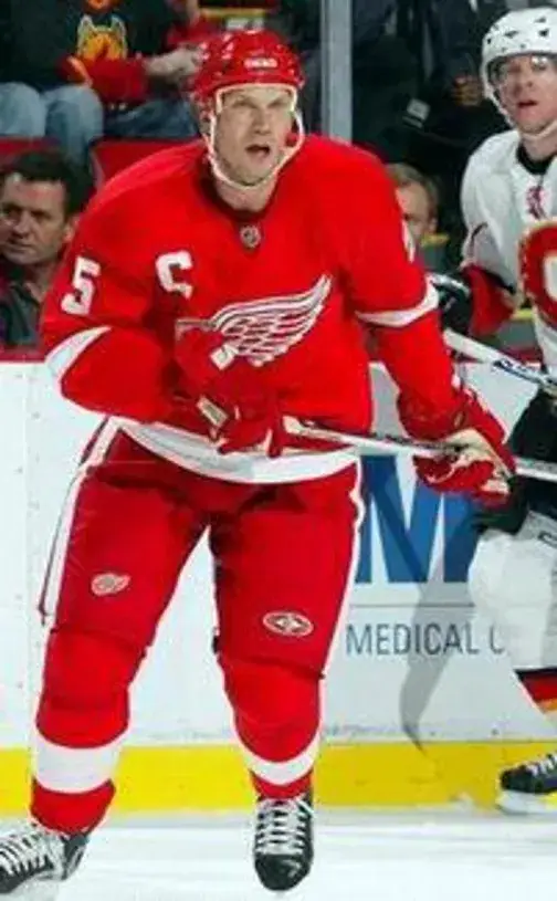 NICKLAS LIDSTROM Detroit Red Wings 2011 REEBOK Throwback Home NHL Jersey 