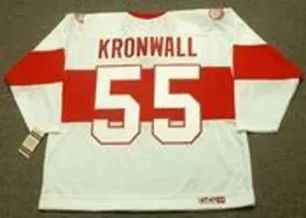 NIKLAS KRONWALL Detroit Red Wings 1920’s CCM Vintage Throwback NHL Hockey Jersey 