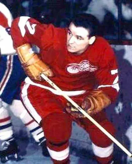 NORM ULLMAN Detroit Red Wings 1966 Home CCM Throwback NHL Hockey Jersey 