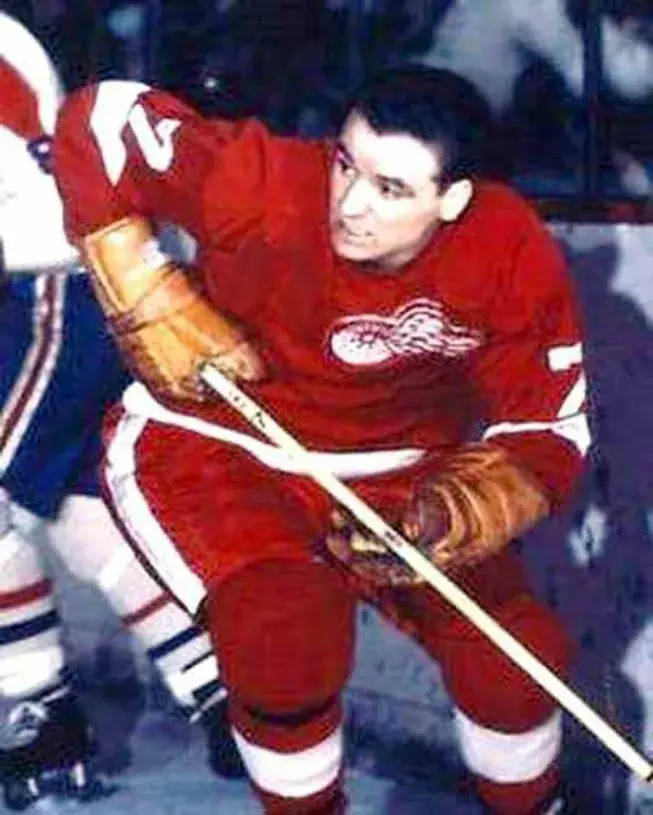 NORM ULLMAN Detroit Red Wings 1966 Home CCM Throwback NHL Hockey Jersey 
