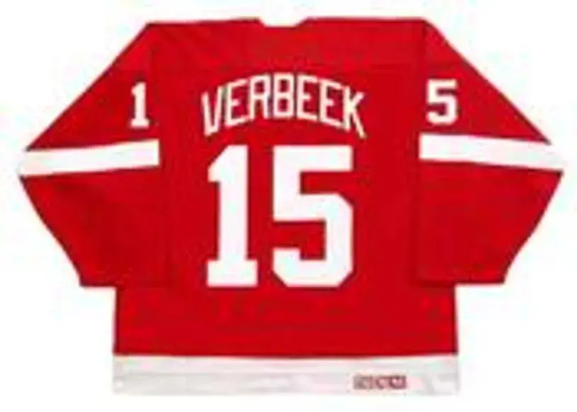 PAT VERBEEK Detroit Red Wings 1999 CCM Vintage NHL Hockey Jersey 