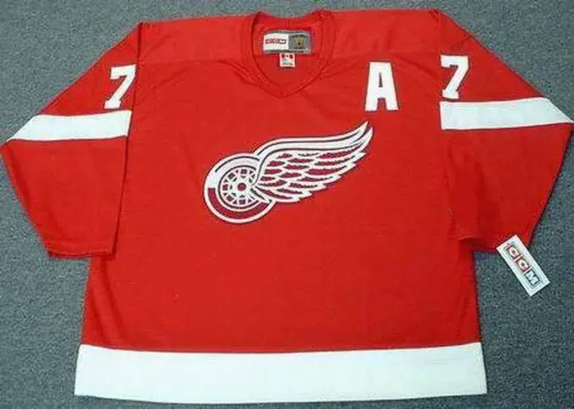 PAUL COFFEY Detroit Red Wings 1995 Away CCM Throwback NHL Hockey Jersey