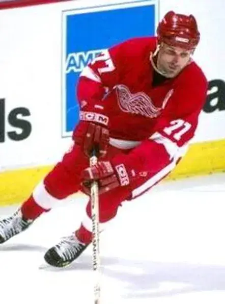 PAUL COFFEY Detroit Red Wings 1995 Away CCM Throwback NHL Hockey Jersey 