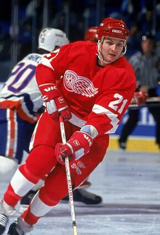 PAUL YSEBAERT Detroit Red Wings 1991 CCM Vintage NHL Hockey Jersey 