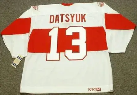 PAVEL DATSYUK Detroit Red Wings 1920’s CCM Vintage Throwback NHL Hockey Jersey 