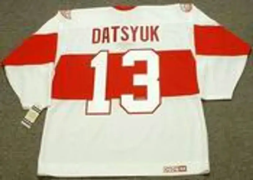 PAVEL DATSYUK Detroit Red Wings 1920’s CCM Vintage Throwback NHL Hockey Jersey 