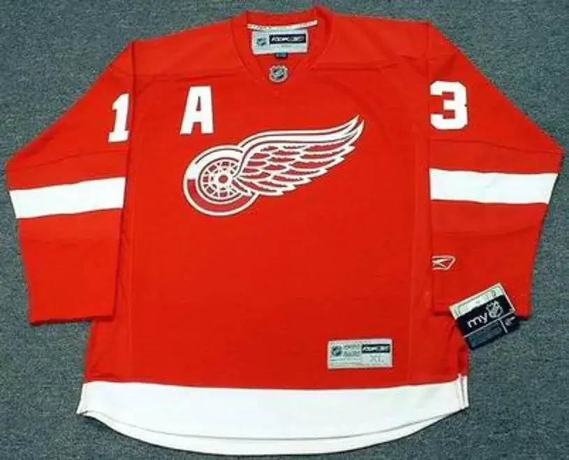 PAVEL DATSYUK Detroit Red Wings 2011 REEBOK Throwback Home NHL Jersey
