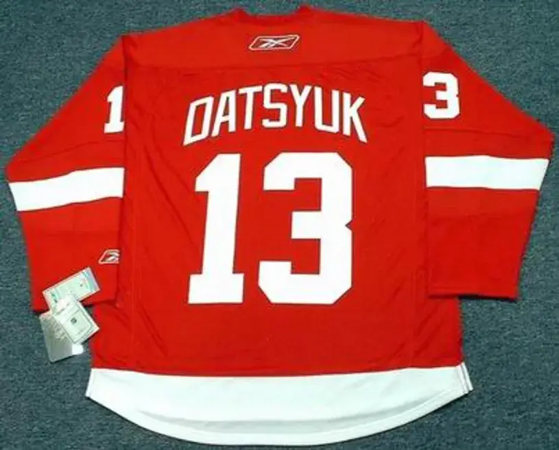 PAVEL DATSYUK Detroit Red Wings 2011 REEBOK Throwback Home NHL Jersey 