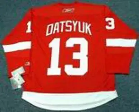 PAVEL DATSYUK Detroit Red Wings 2011 REEBOK Throwback Home NHL Jersey 