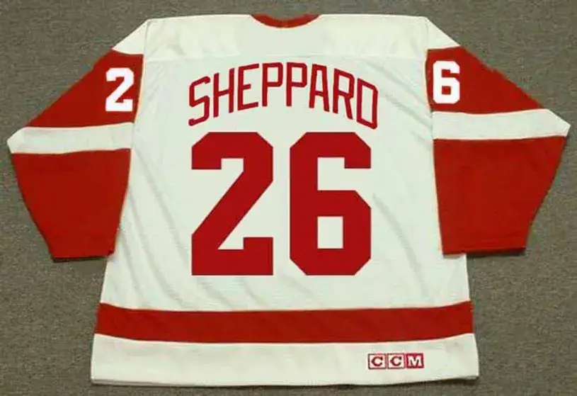 RAY SHEPPARD Detroit Red Wings 1993 Home CCM Throwback NHL Hockey Jersey 