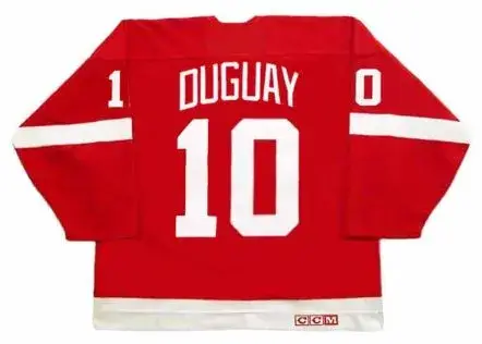 RON DUGUAY Detroit Red Wings 1984 CCM Vintage NHL Hockey Jersey 