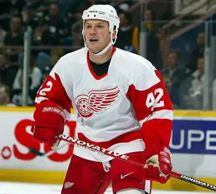 SEAN AVERY Detroit Red Wings 2002 Home CCM Throwback NHL Hockey Jersey 