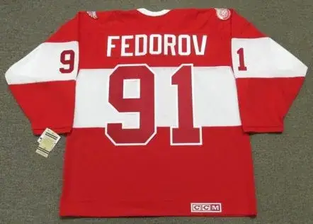 SERGEI FEDOROV Detroit Red Wings CCM 2014 “Winter Classic” Alumni Hockey Jersey 