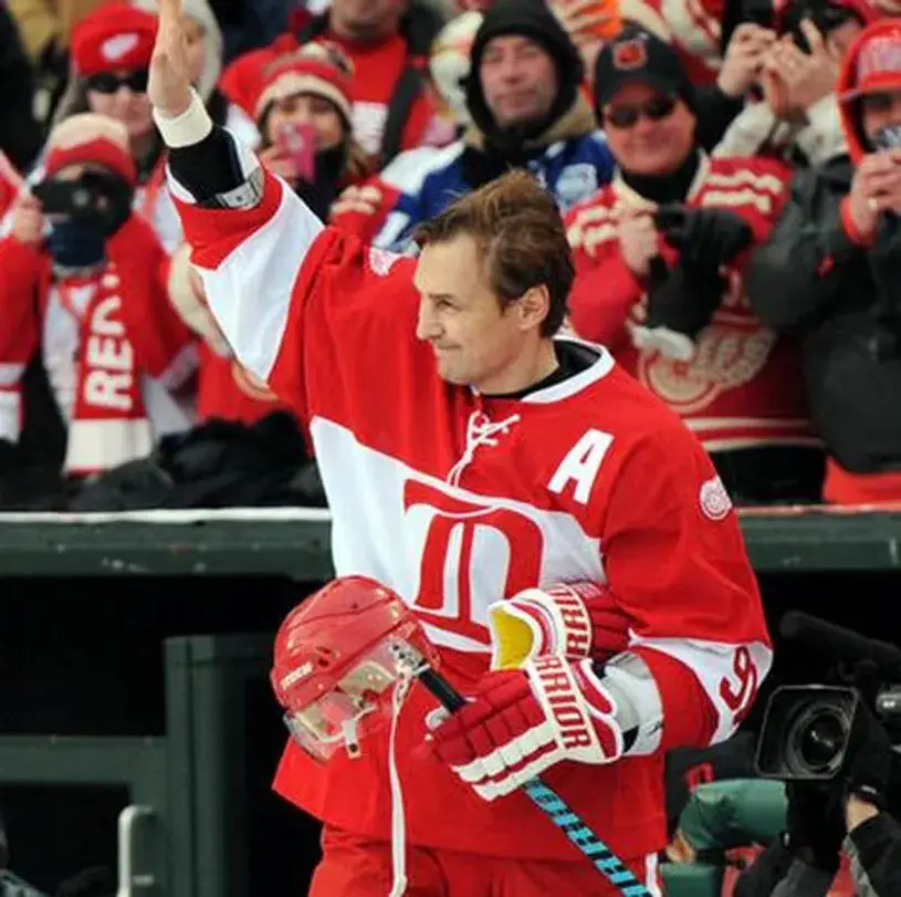 SERGEI FEDOROV Detroit Red Wings CCM 2014 “Winter Classic” Alumni Hockey Jersey 