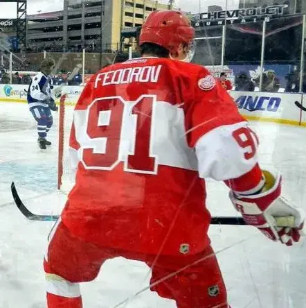 SERGEI FEDOROV Detroit Red Wings CCM 2014 “Winter Classic” Alumni Hockey Jersey 