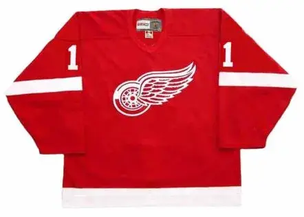 SHAWN BURR Detroit Red Wings 1985 Away CCM Throwback NHL Hockey Jersey