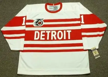 SHAWN BURR Detroit Red Wings 1992 CCM Vintage Throwback NHL Hockey Jersey