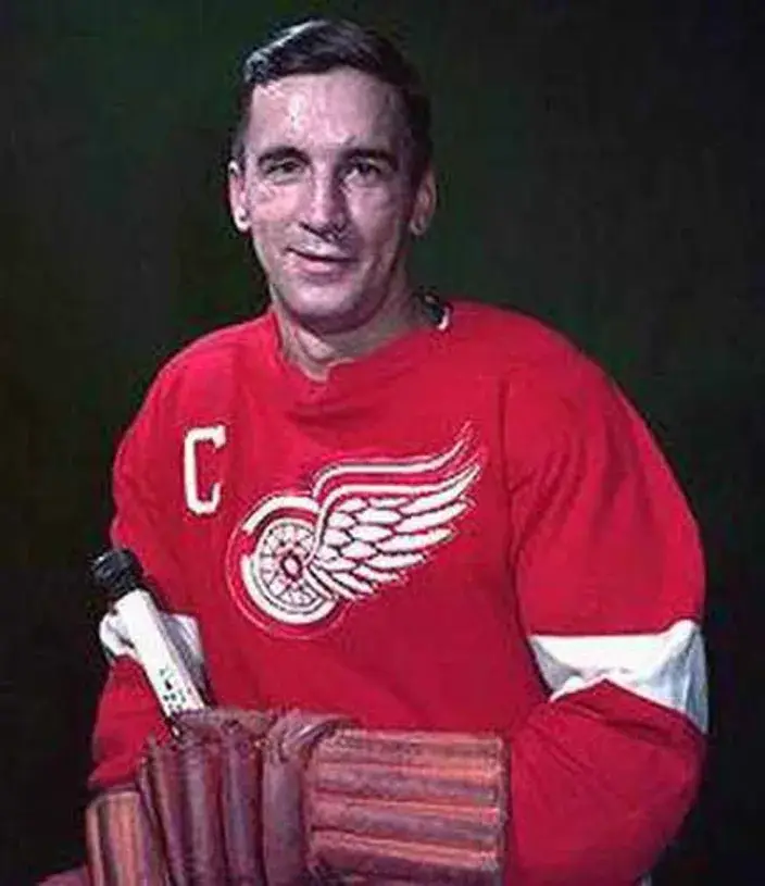 TED LINDSAY Detroit Red Wings 1950’s Home CCM Throwback NHL Hockey Jersey 