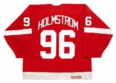 TOMAS HOLMSTROM Detroit Red Wings 2002 Away CCM Throwback NHL Hockey Jersey 