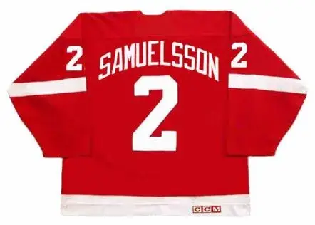 ULF SAMUELSSON Detroit Red Wings 1998 Away CCM Throwback NHL Hockey Jersey 