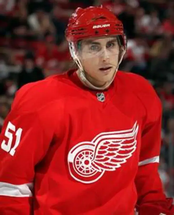 VALTTERI FILPPULA Detroit Red Wings 2010 REEBOK Throwback Home NHL Hockey Jersey 