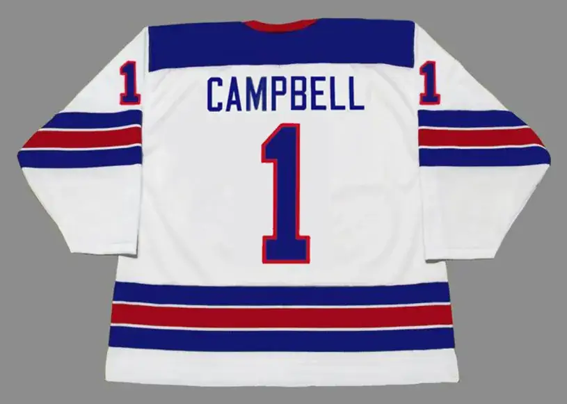 JACK CAMPBELL 2011 USA Nike Throwback Hockey Jersey 