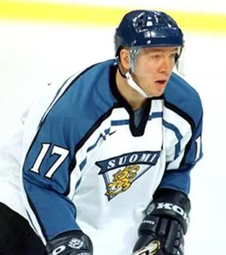 JARI KURRI 1998 Team Finland Nike Olympic Throwback Hockey Jersey 