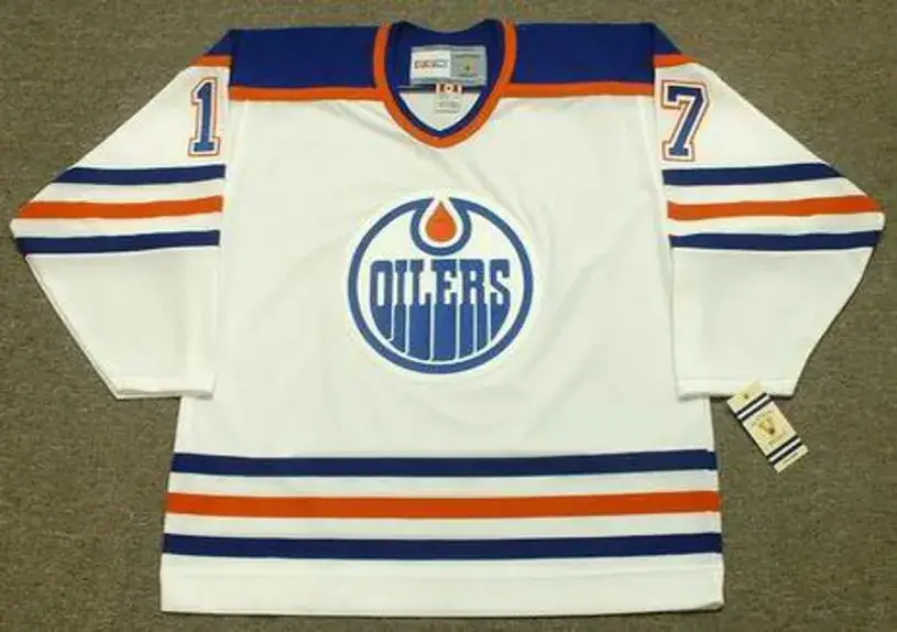 JARI KURRI Edmonton Oilers 1987 CCM Vintage Throwback Home NHL Jersey