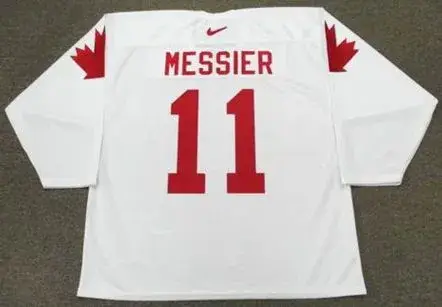 MARK MESSIER 1987 Canada Throwback Hockey Jersey 