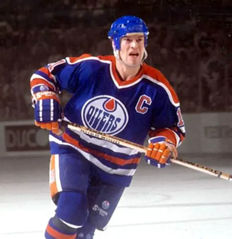 MARK MESSIER Edmonton Oilers 1990 CCM Vintage Throwback Away NHL Hockey Jersey 