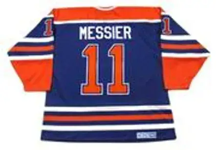MARK MESSIER Edmonton Oilers 1990 CCM Vintage Throwback Away NHL Hockey Jersey 