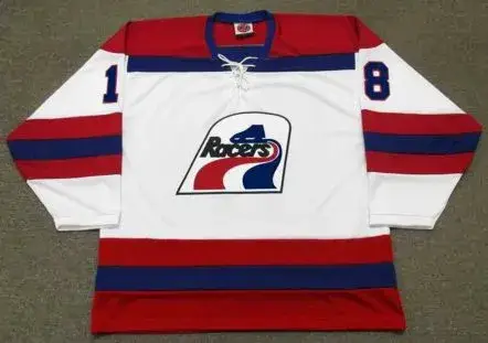 MARK MESSIER Indianapolis Racers K1 1978 WHA Throwback Hockey Jersey