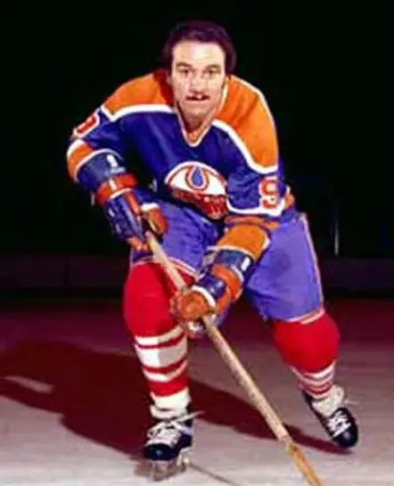 NORM ULLMAN Edmonton Oilers 1975 WHA Throwback Hockey Jersey 