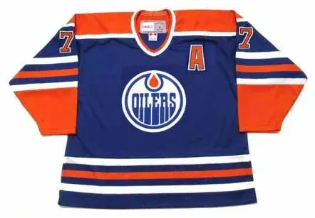 PAUL COFFEY Edmonton Oilers 1987 CCM Vintage Throwback Away NHL Hockey Jersey