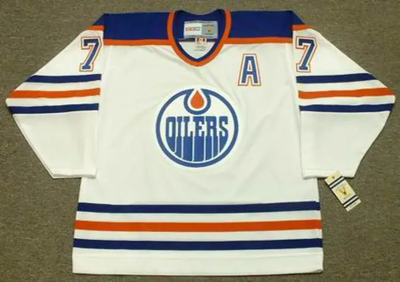 PAUL COFFEY Edmonton Oilers 1987 CCM Vintage Throwback Home NHL Jersey