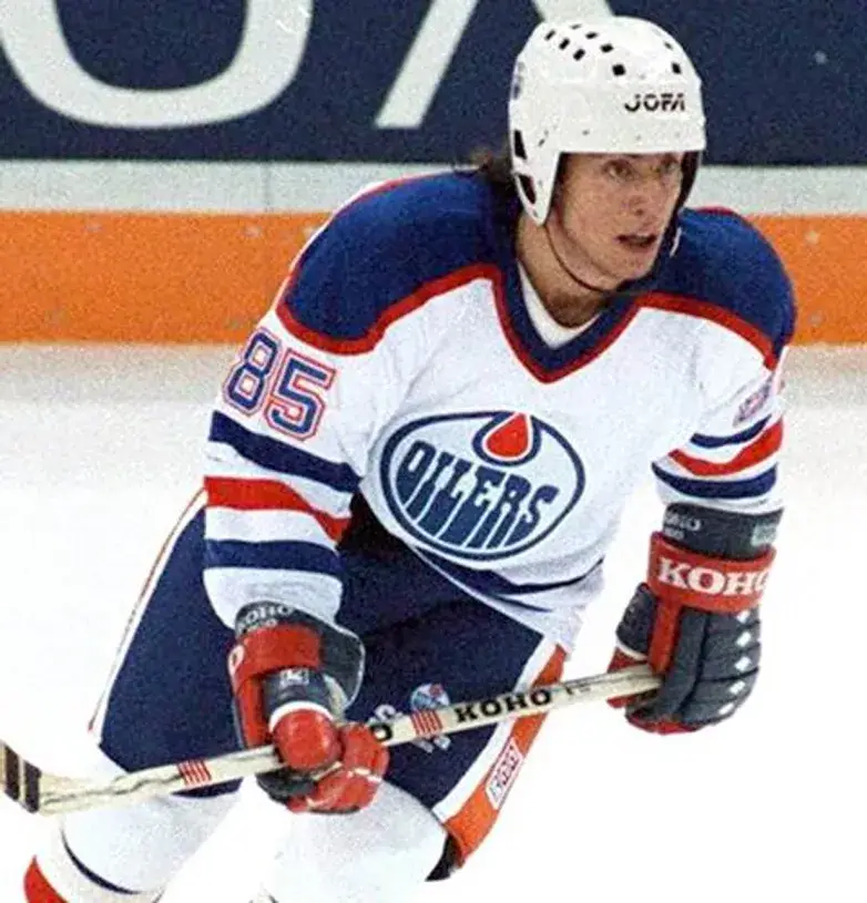 PETR KLIMA Edmonton Oilers 1990 Home CCM NHL Vintage Throwback Jersey 