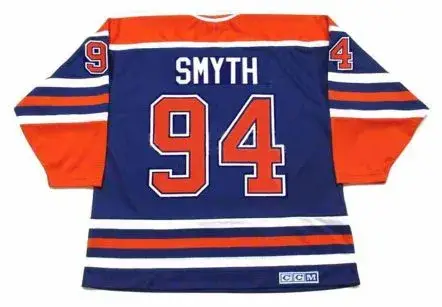 RYAN SMYTH Edmonton Oilers 2006 CCM NHL Vintage Throwback Jersey 