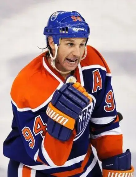 RYAN SMYTH Edmonton Oilers 2006 CCM NHL Vintage Throwback Jersey 
